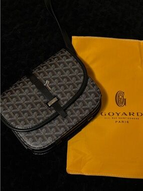 Goyard Small Crossbody Bag in Black and Gray